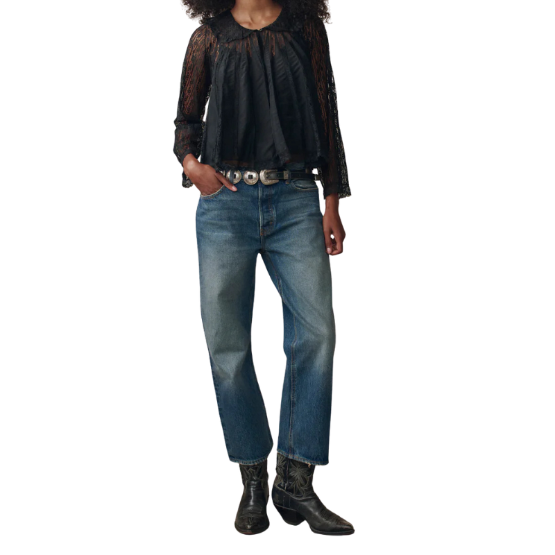 The Keepsake Lace Collared Top - BH&CO