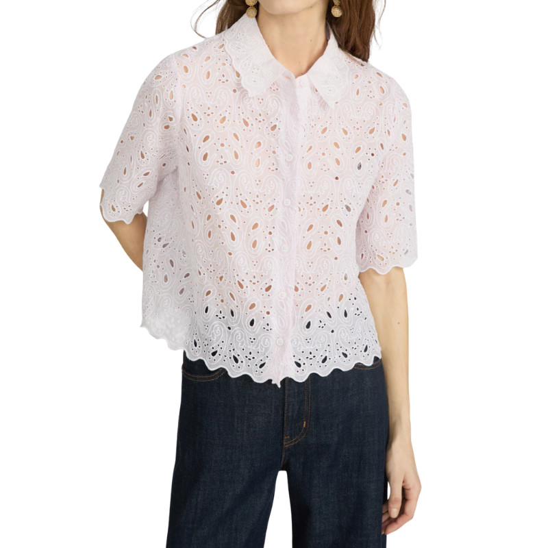 The Paisley Eyelet Top - BH&CO