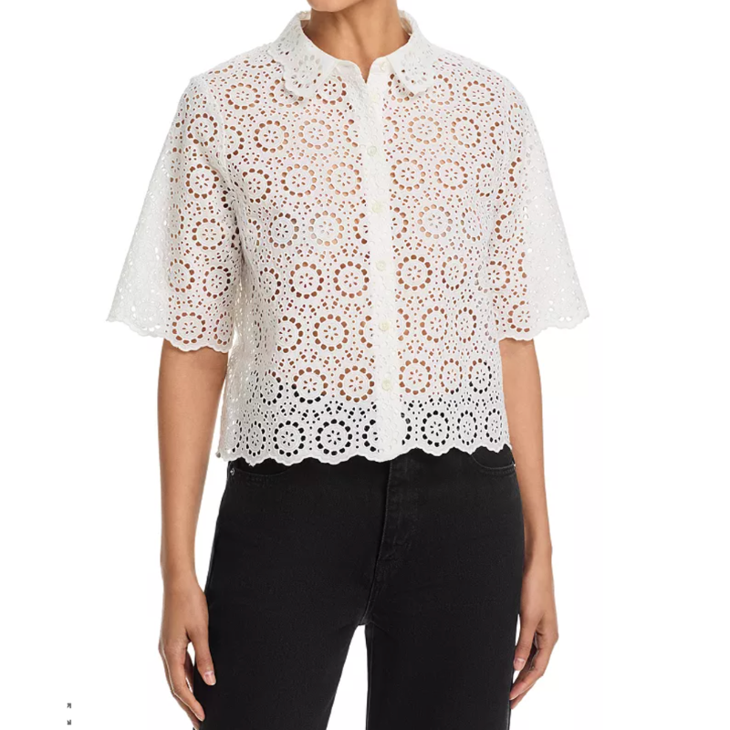 The Petal Eyelet Shirt