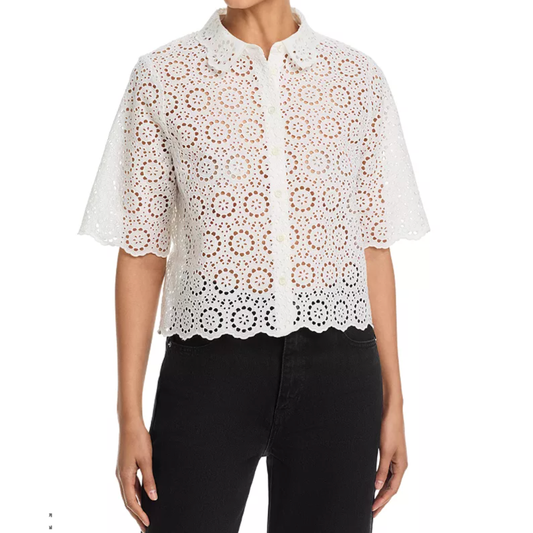 The Petal Eyelet Shirt