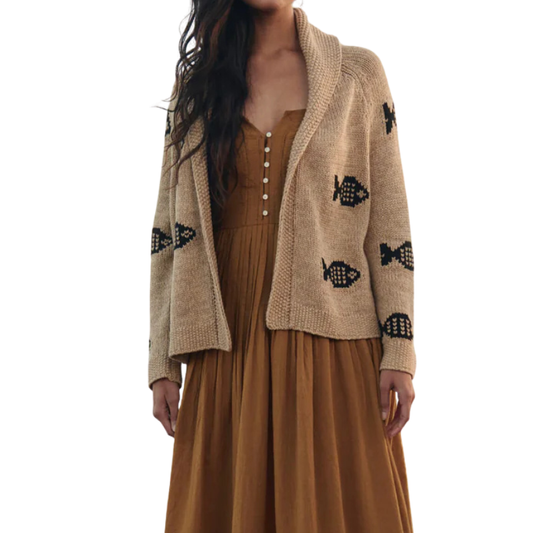 The Swimming Fish Lodge Cardigan - BH&CO