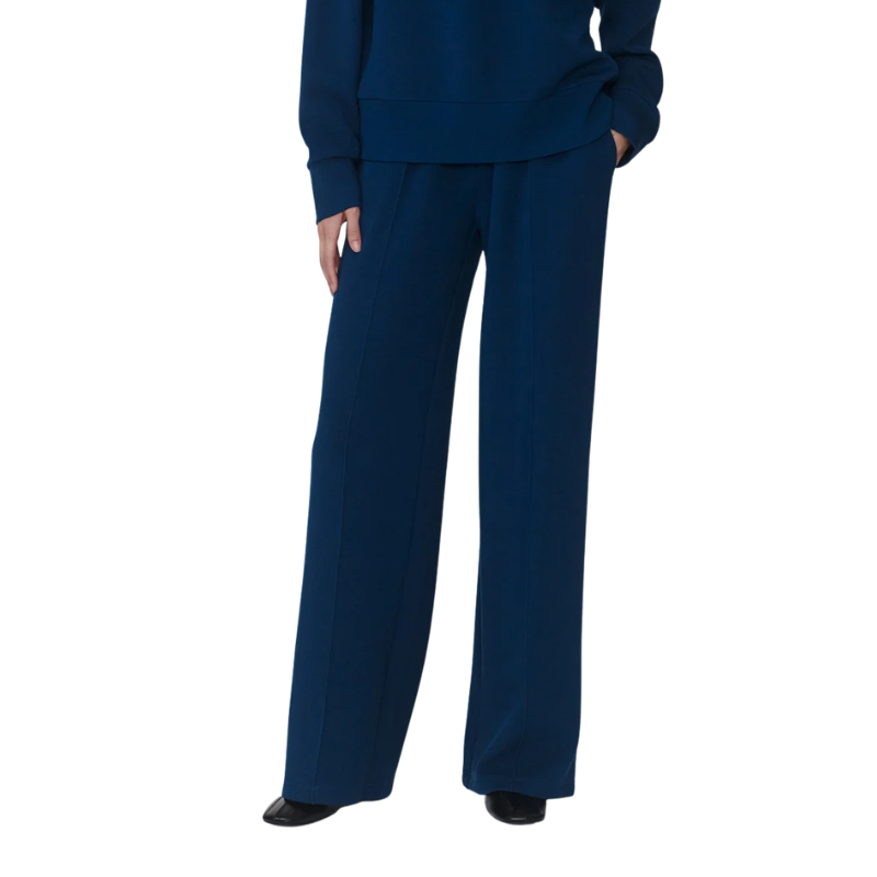 The Wide Leg Pant 28" in Sea Blue - BH&CO