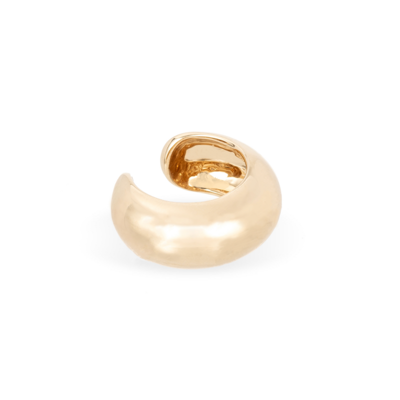 Wide Gold Dome Ear Cuff - BH&Co. 