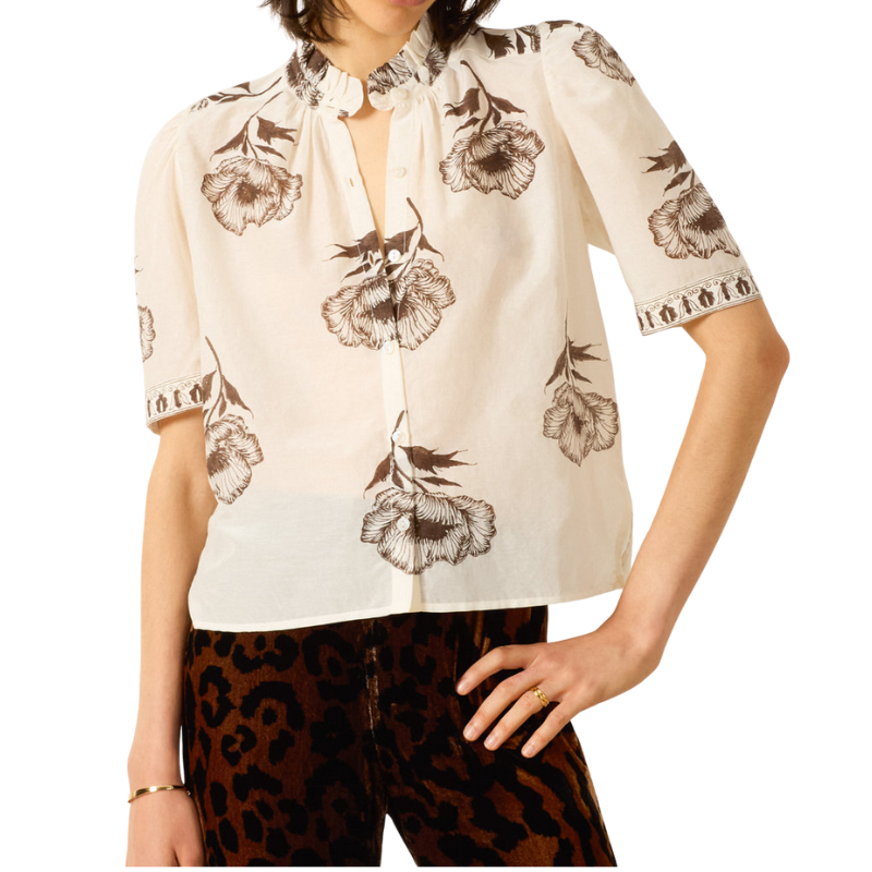 Winn Obsidian Poppy Shirt