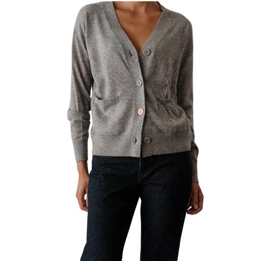 Wrap Cardigan Heathered Grey - BH&CO