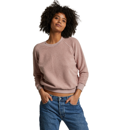 Ziggy Shrunken Crewneck Mauve - BH&Co