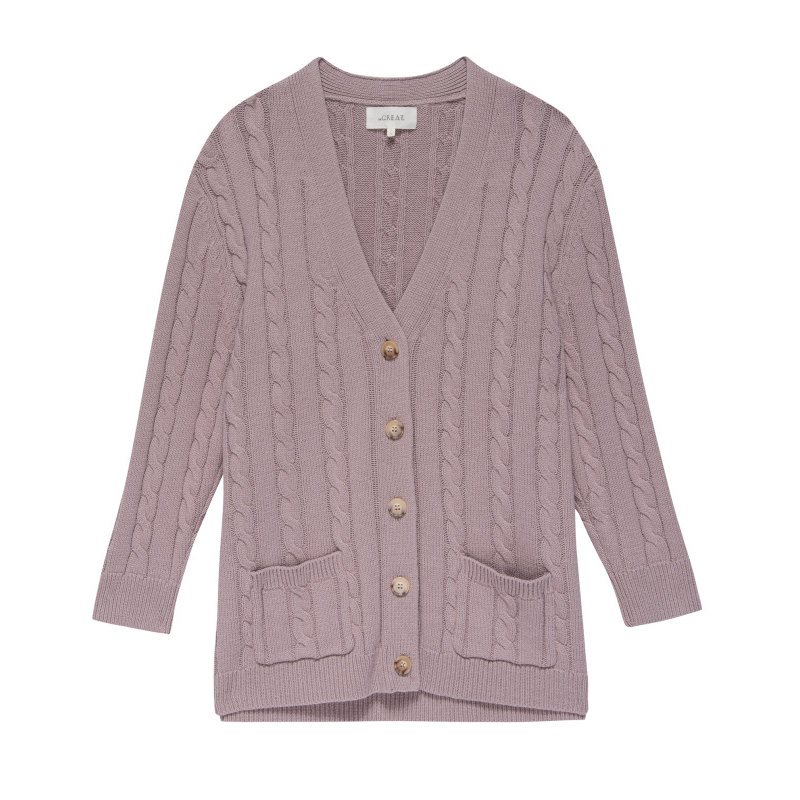 The Cable Grandpa Cardigan - M