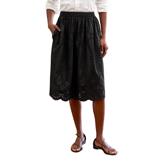 Grace Midi Eyelet Skirt