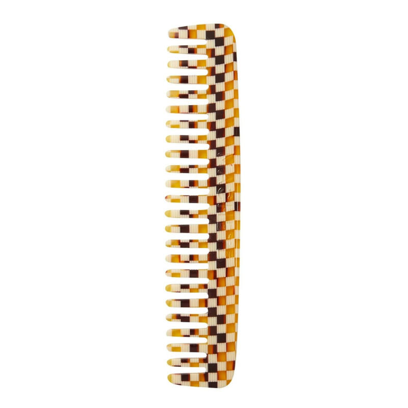 No. 3 Comb in Tortoise Checker - BH&Co