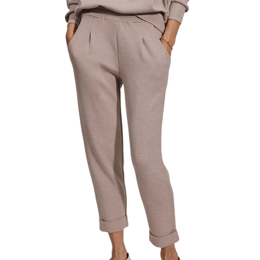 The Rolled Cuff Pant 25 in Taupe Marl - BH&Co
